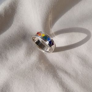 925 Sterling silver Band Cigar Ring